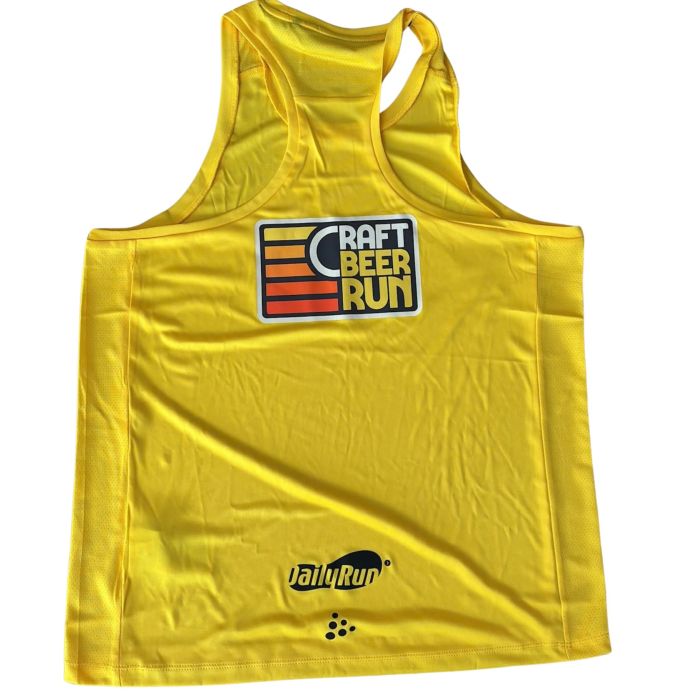 Craft Beer Run Club singlet heren – achterkant