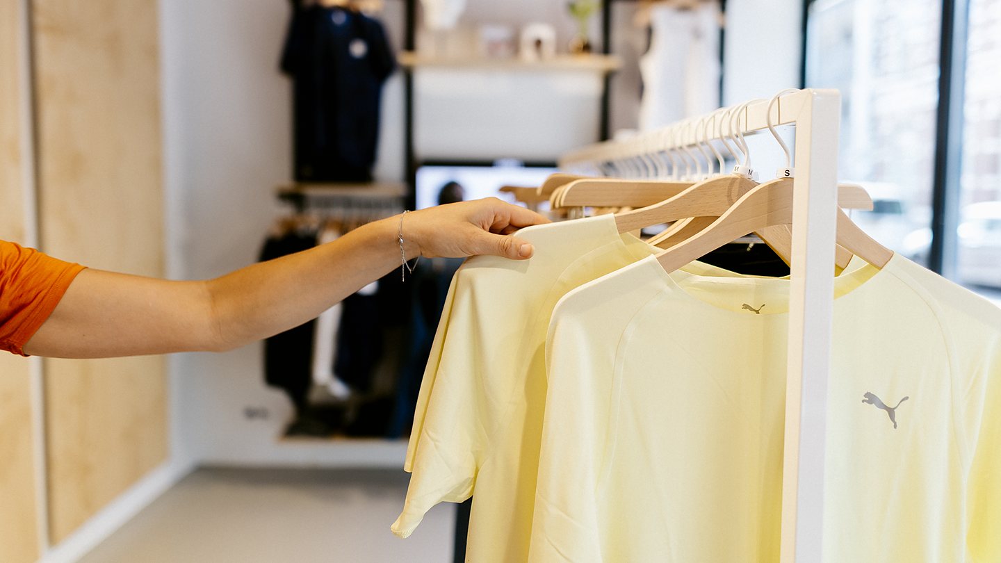 Hardloopkleding in de winkel van DailyRun